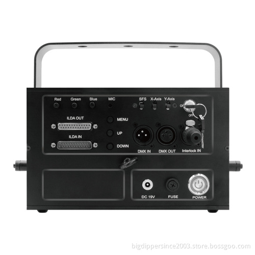 BigDipper Professional B5W RGB multi color laser stage light with DMX control ILDA professional dj disco light